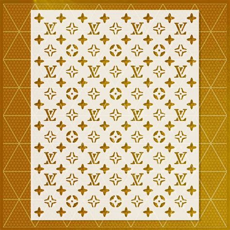 free louis vuitton stencils